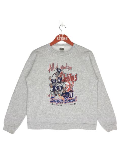 Other Designers Vintage - 90s NFL Super Bowl Sweatshirt Crewneck