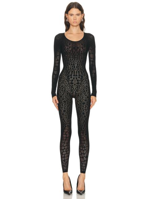 Wolford Reptile Net Jumpsuit