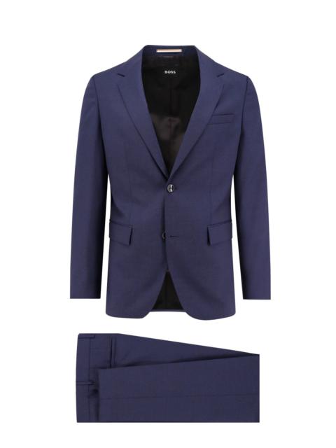 BOSS Virgin Wool Suit With Classic Lapel
