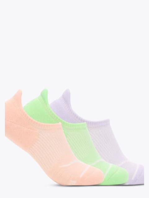 HOKA Invisible Sock 3-Pack in Dawn Light/Luna Moth/Starlight Glow