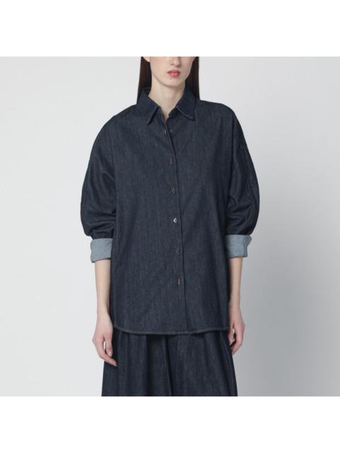 Dries Van Noten Dries Van Noten Oversized Indigo Denim Shirt Women