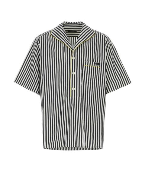 Dolce & Gabbana Dolce & Gabbana Men Embroidered Poplin Shirt