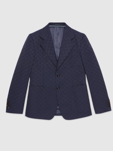 GUCCI GG cotton blend formal jacket