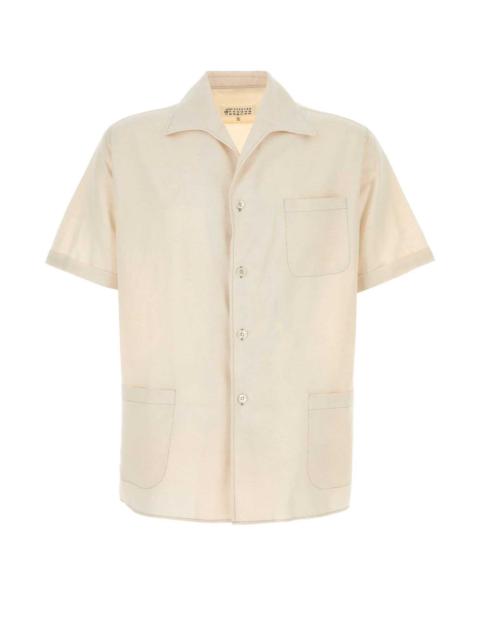 Maison Margiela Maison Margiela Men Ivory Acetate Blend Shirt