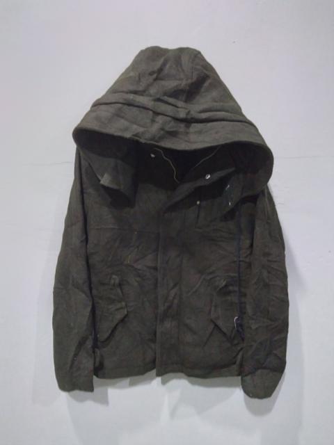 Other Designers Military - SHAGGY HEAVY JACKETS WITH HOODIE