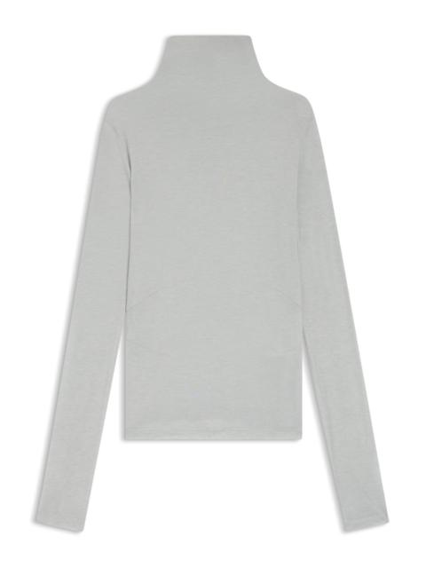 BOSS JERSEY TOP WITH HIGH NECKLINE