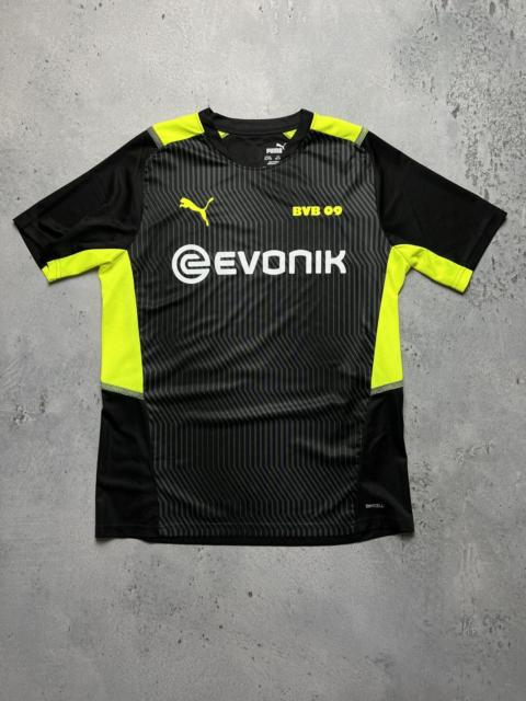 PUMA Vintage Puma Borussia Dortmund Football Jersey Tee Black