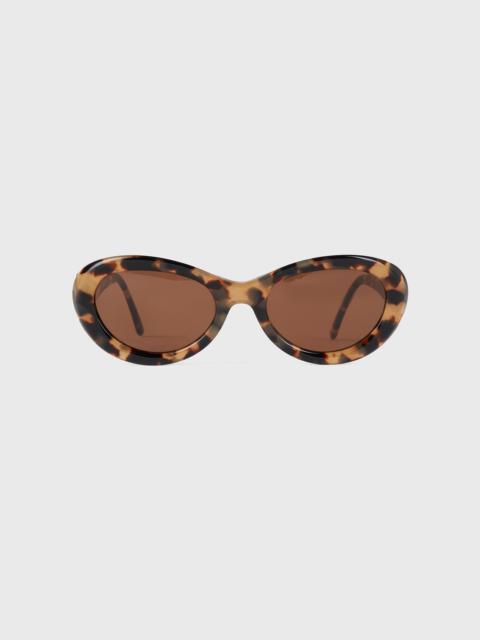 TOTEME Oval sunglasses tortoise