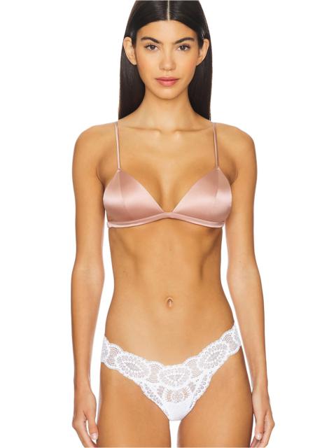 Fleur du Mal Molded Luxe Triangle Bra