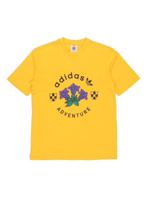 adidas adidas originals adventure T-shirt 'Yellow' GD5607