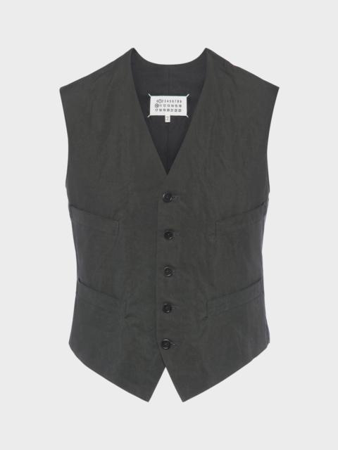 Maison Margiela Cotton silk gilet