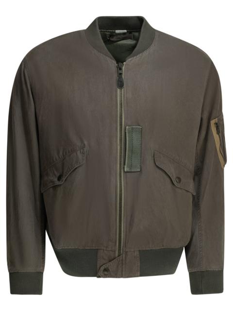 A.PRESSE A.presse L-2b Flight Jacket Purple Men