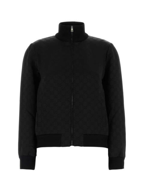 GUCCI Black Jacquard Sweatshirt