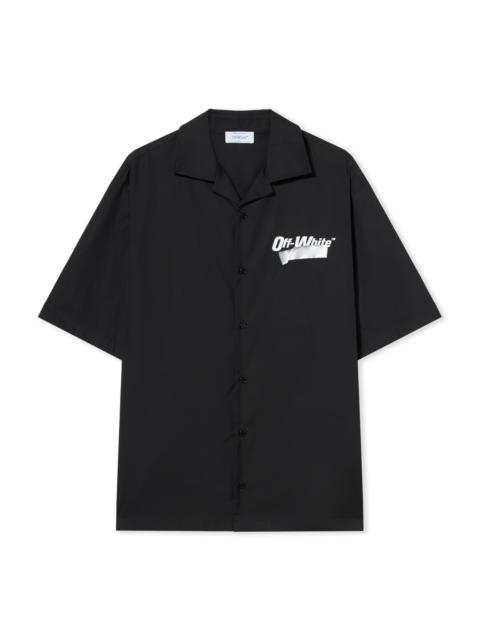 Off-White Tape Logo Bowling Shirt