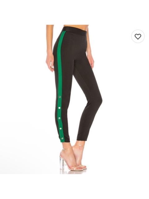 Other Designers NWT Lovers + Friends On Track Legging Pants Black w Green Sz Small‎ $138