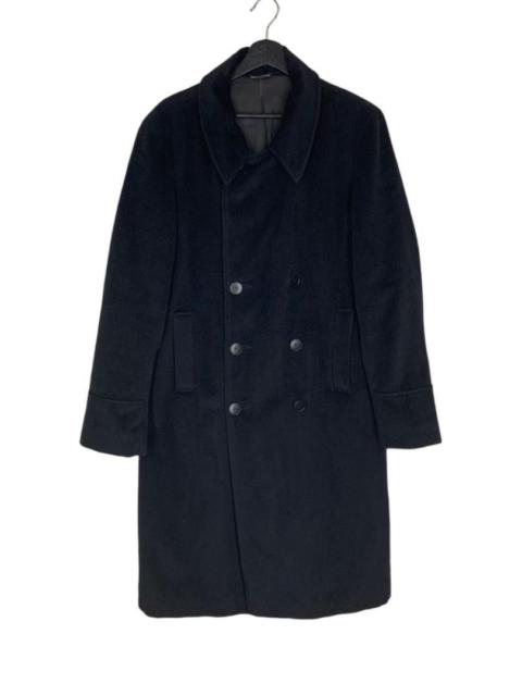 Other Designers Agnes B. Wool Double Breasted Overcoat Vintage