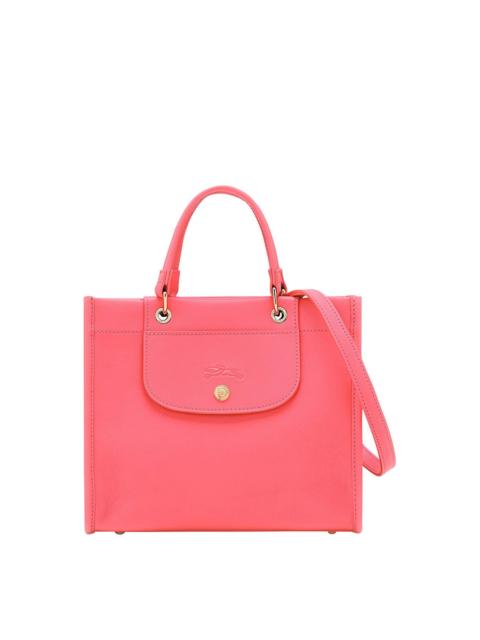 Longchamp Longchamp Small Cabas Pink Handbag With Embossed Logo On The Front And Adjustable And Removable Shou