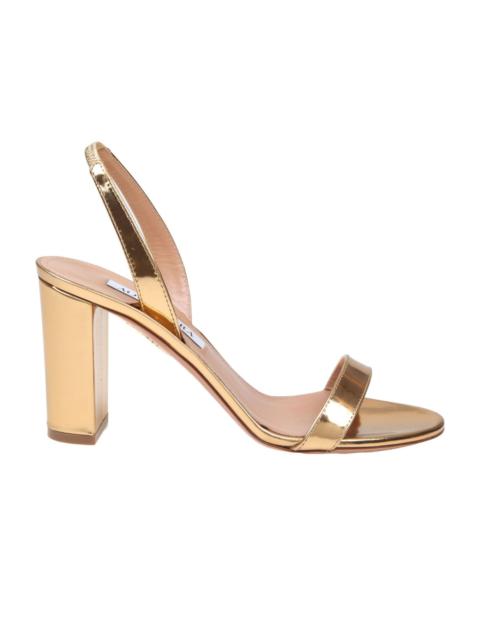 So Nude Sandal In Mirror Effect Leather