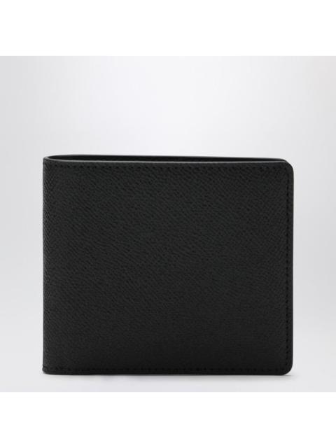 Maison Margiela Maison Margiela Black Bi-Fold Leather Wallet Women
