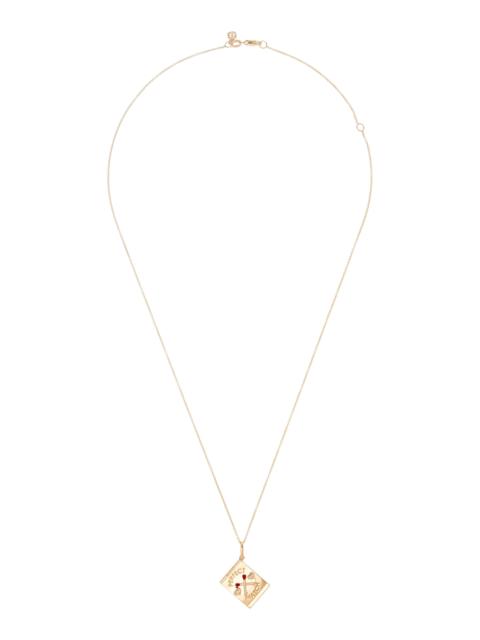 SYDNEY EVAN The Perfect Match 14K Yellow Gold Diamond Necklace gold