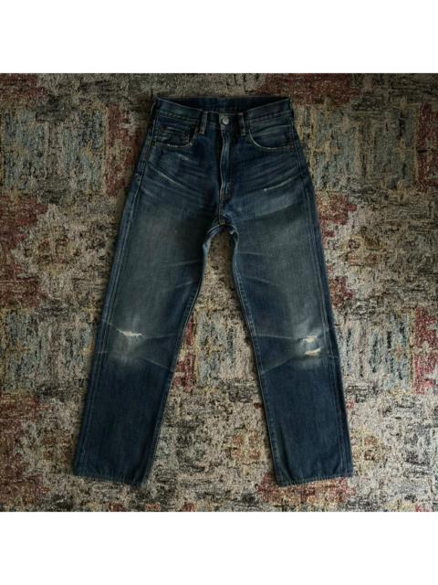2002 Big E Made in Japan 502 taper fit selvedge denim jeans