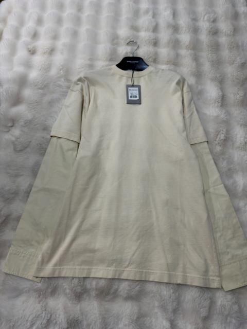 BALENCIAGA Balenciaga Brand-New Paneled Logo Long-Sleeve T-Shirt