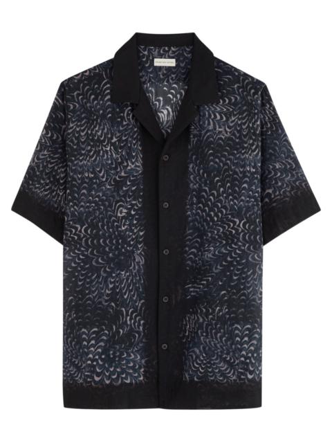 Dries Van Noten Carltone Printed Cotton Voile Shirt