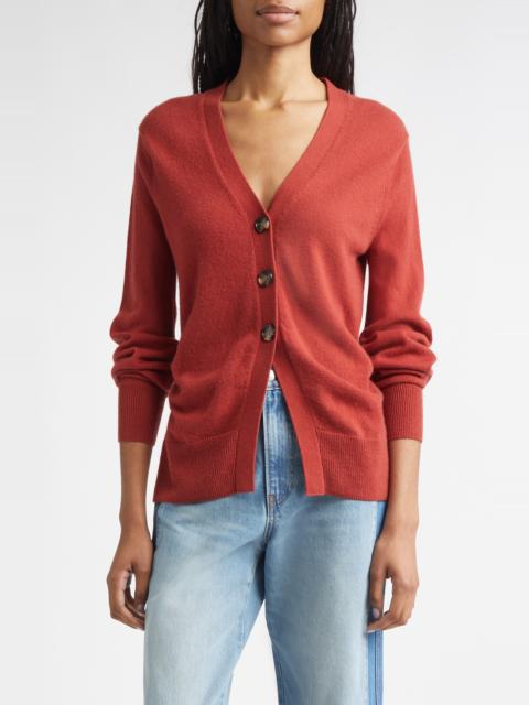 VERONICA BEARD Veronica Beard Lamotte Cashmere Cardigan in Carnelian Red at Nordstrom