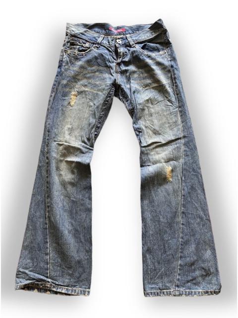 Other Designers Vintage - Flare OXS Rubber Soul Mud Wash Classic Boot Cut Denim Jeans