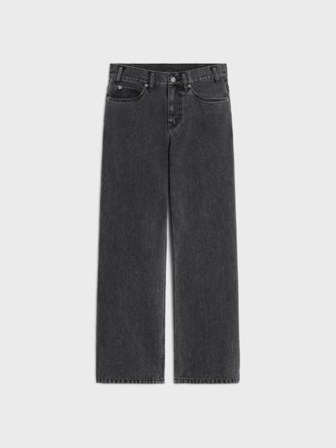 CELINE jolene jeans in charcoal wash denim