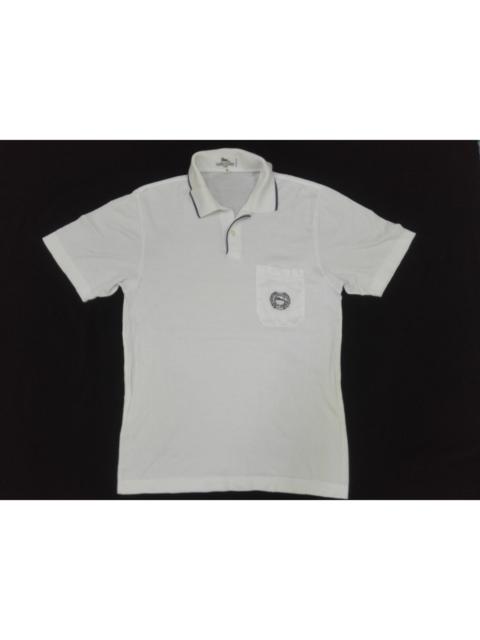 Other Designers Vintage - LONGCHAMP PARIS GOLF ITALY POCKET POLO SHIRT