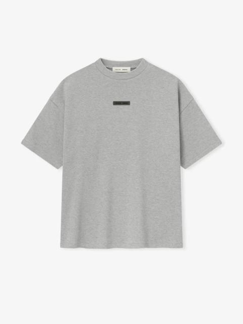 ESSENTIALS 90S Fit Pique Crewneck Tee