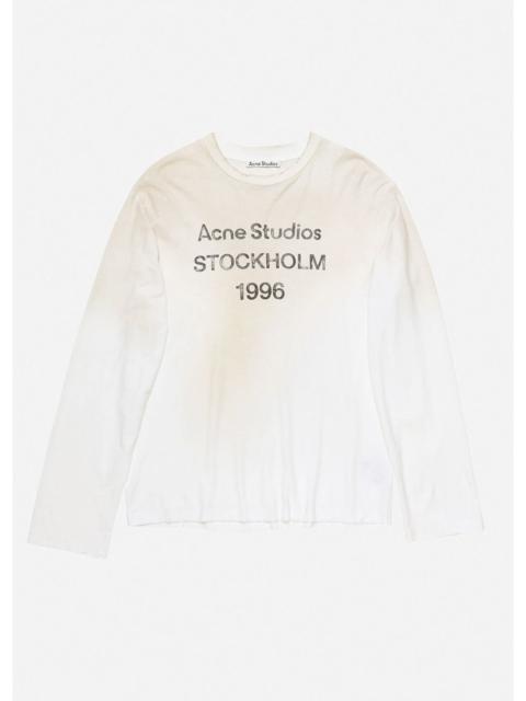 Acne Studios Dusty White 1996 Long Sleeve T-Shirt