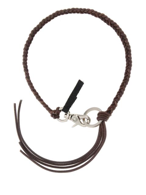Our Legacy Our Legacy Men Chocolate Leather Ladon Necklace