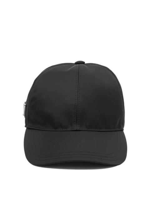 Prada Prada Re-nylon Baseball Cap Black
