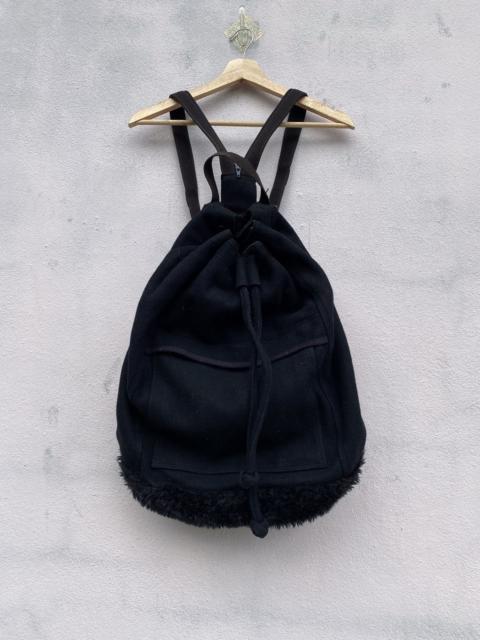 Yohji Yamamoto Gomme Homme by YohjiYamamoto wool fur two way bag