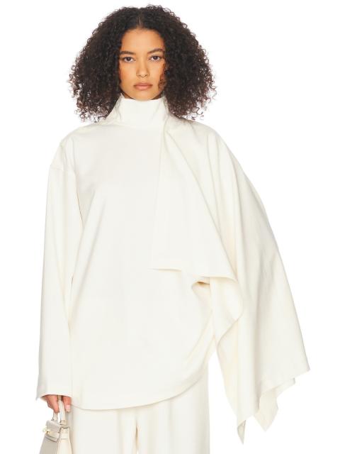 HELSA The Detachable Scarf Top