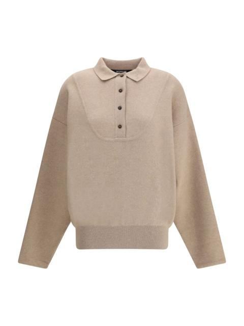 JACQUEMUS Polo Sweater La Maille Vareuse Pallone