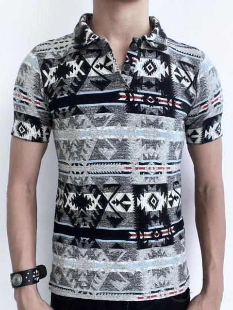 Kapital SS13 Kapital Native American Aztec Jacquard Polo Shirt