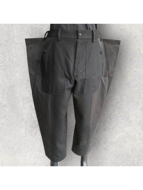 Yohji Yamamoto 1/10 Flannel Waist Adjustable vertical joint pants
