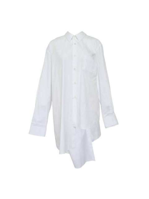 Comme Des Garçons Cotton Broad Buckled Blouse