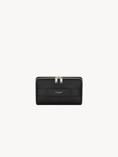 SAINT LAURENT SAINT LAURENT PARIS SMALL VANITY CASE IN SMOOTH LEATHER