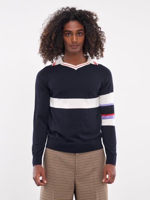 WALES BONNER Calm Polo Sweater