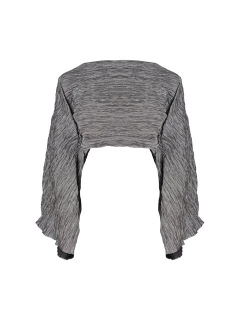 MATICEVSKI Angelica Pleated Top grey