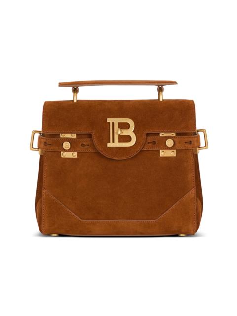 Balmain Balmain Suede B-Buzz 23 bag in Brown at Nordstrom