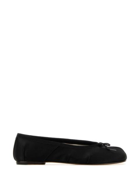 Maison Margiela Maison Margiela Women Black Satin Tabi Ballerinas