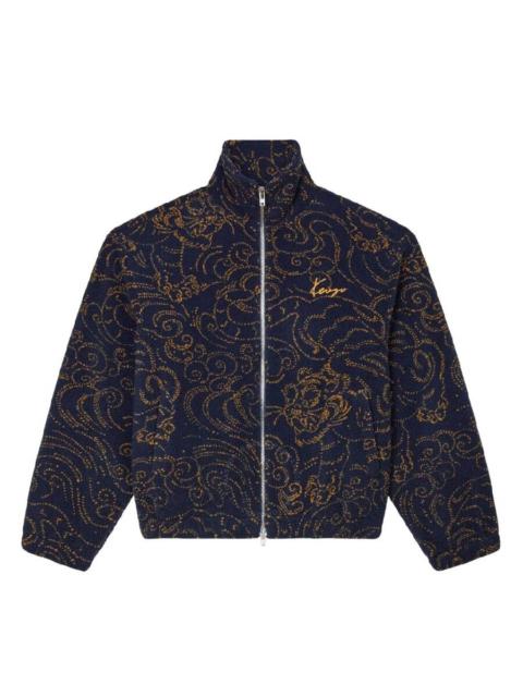 KENZO Kenzo Embroidered Logo High-Neck Jacket