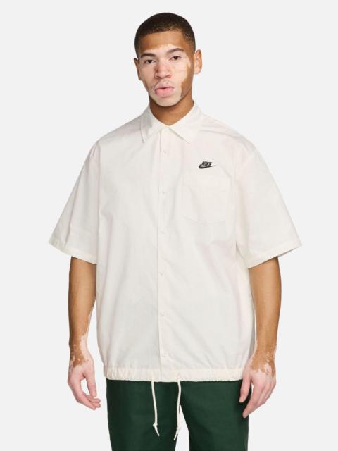 Nike MEN'S NIKE CLUB OXFORD BUTTON-DOWN SHORT-SLEEVE SHIRT