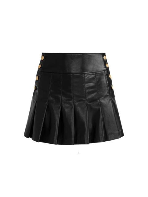 Alice + Olivia LANNA VEGAN MINI SKIRT