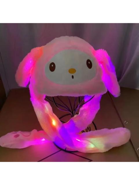 Other Designers Led Light My Melody Cap Glowing Plush Ear Move Hat Anime Cartoon Jumping Up Ear